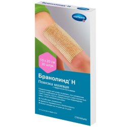 Hartmann Branolind® N, 492349. Мазевая повязка с перуанским бальзамом, 10 x 20 см, 30 шт.