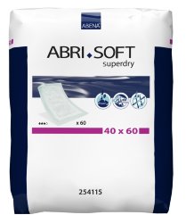 Abena Abri-Soft, 254115. Впитывающие пеленки 40x60 (Superdry), 60 шт.