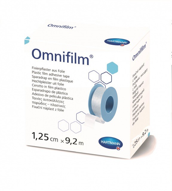 Hartmann Omnifilm®, 900421. Пластырь из прозрачной пленки, 1.25 см х 9.2 м, 1 шт., без еврохолдера