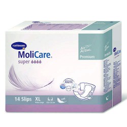 Molicare® Premium Soft Super, 169950. Воздухопроницаемые подгузники, размер XL, 14 шт.