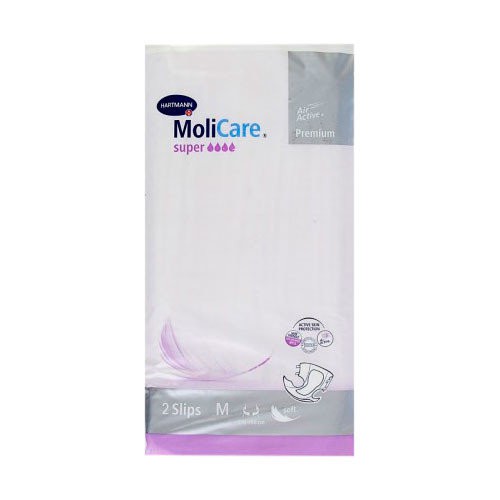 Molicare® Premium Soft Super, 169275. Воздухопроницаемые подгузники, размер M, 2 шт.