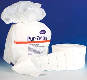 Hartmann Pur-Zellin®, 143252. Тампоны из целлюлозы в рулоне, стерильные. 4 х 5 cм, 500 х 2 шт.