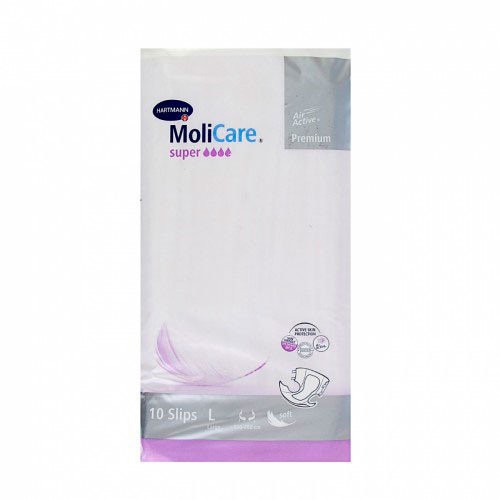 Molicare® Premium Soft Super, 169375. Воздухопроницаемые подгузники, размер L, 2 шт.