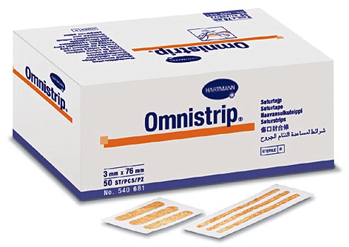 Hartmann Omnistrip®, 540681. Пластырные полоски, 3 мм х 76 мм, 250 шт.