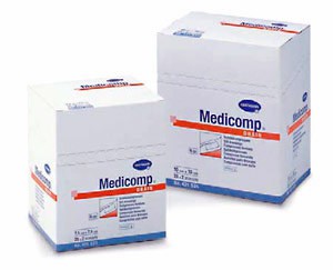 Hartmann Medicomp® Drain, 421533. Салфетка из нетканого материала с Y-образным надрезом, 7.5 х 7.5 см, 2 х 25 шт.