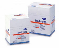 Hartmann Medicomp® Drain, 421535. Салфетка из нетканого материала с Y-образным надрезом, 10 х 10 см, 2 х 25 шт.