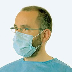 Hartmann Foliodress® mask Comfort Loop, 992537. Маска для операционной, 50 шт.