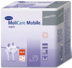 Molicare® Mobile Super, 915872. Впитывающие трусы при недержании, размер M, 14 шт.