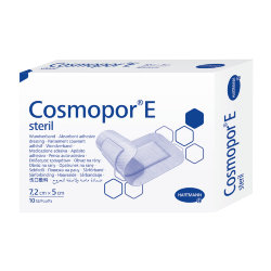 Hartmann Cosmopor® E steril, 900891. Самоклеящаяся послеоперационная повязка, 7.2 х 5 см, 10 шт.