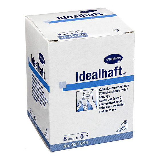 Hartmann Idealhaft®, 931695. Малорастяжимый эластичный когезивный бинт, 10 см х 5 м.